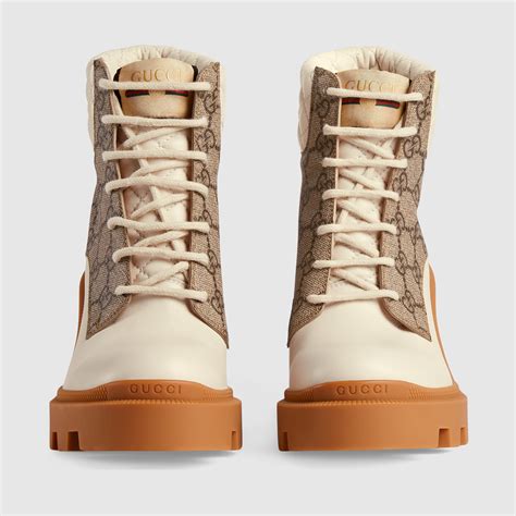 gucci boots beige|gucci ankle boots.